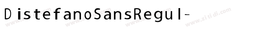 Distefano Sans Regul字体转换